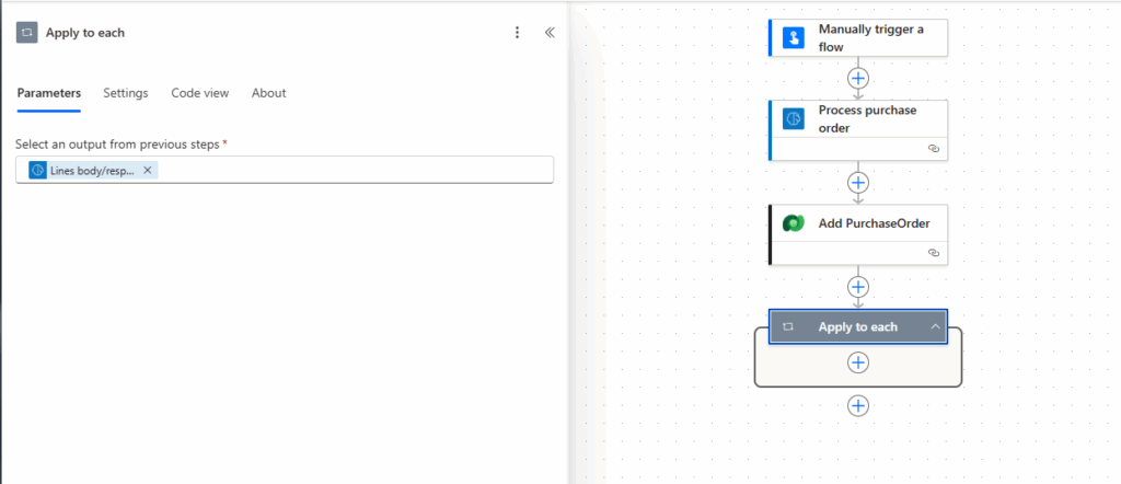 Automated Purchase Order Processing with Microsoft Power Automate and AI Builder Apply to Each