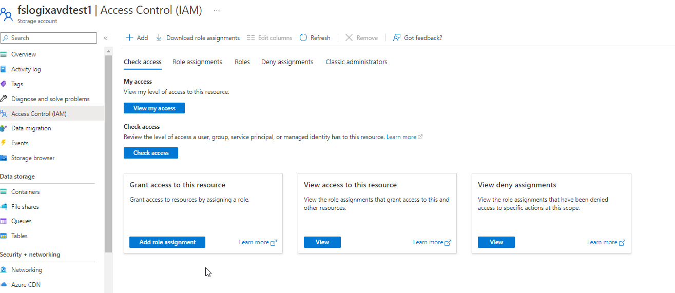 Setting up FSlogix with Azure Virtual Desktop Access Control