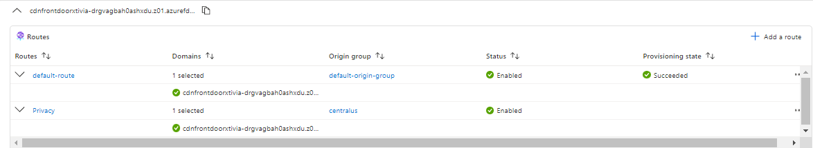 Deploying Azure Front Door with a Web Application Firewall using Custom Rules Redirected