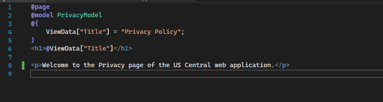 Deploying Azure Front Door with a Web Application Firewall using Custom Rules Privacy Page Correct Information