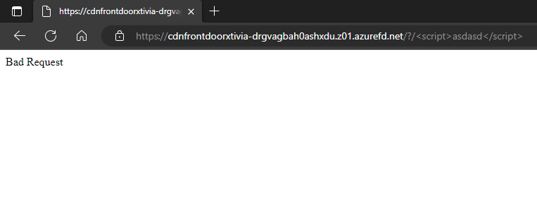 Deploying Azure Front Door with a Web Application Firewall using Custom Rules Examples of WAF