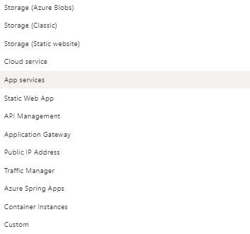 Deploying Azure Front Door with a Web Application Firewall using Custom Rules Origin Types