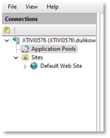 Deploying an Application to IIS Site Folder